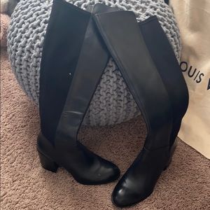 Knee high boots, brand new sz7 genuine leather!